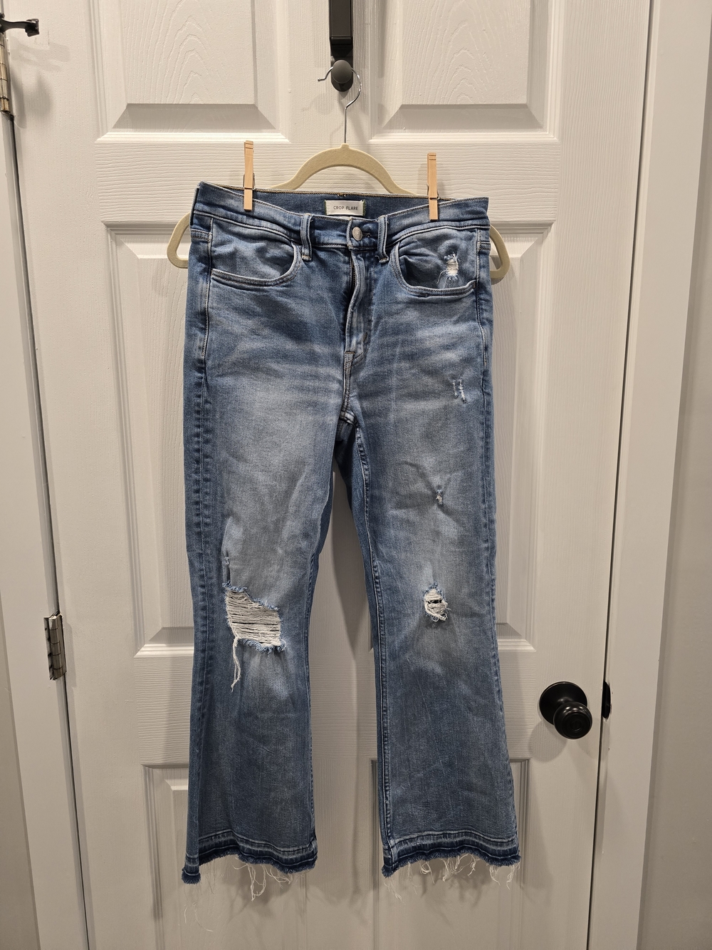 American Eagle Cropped Flare Jeans
